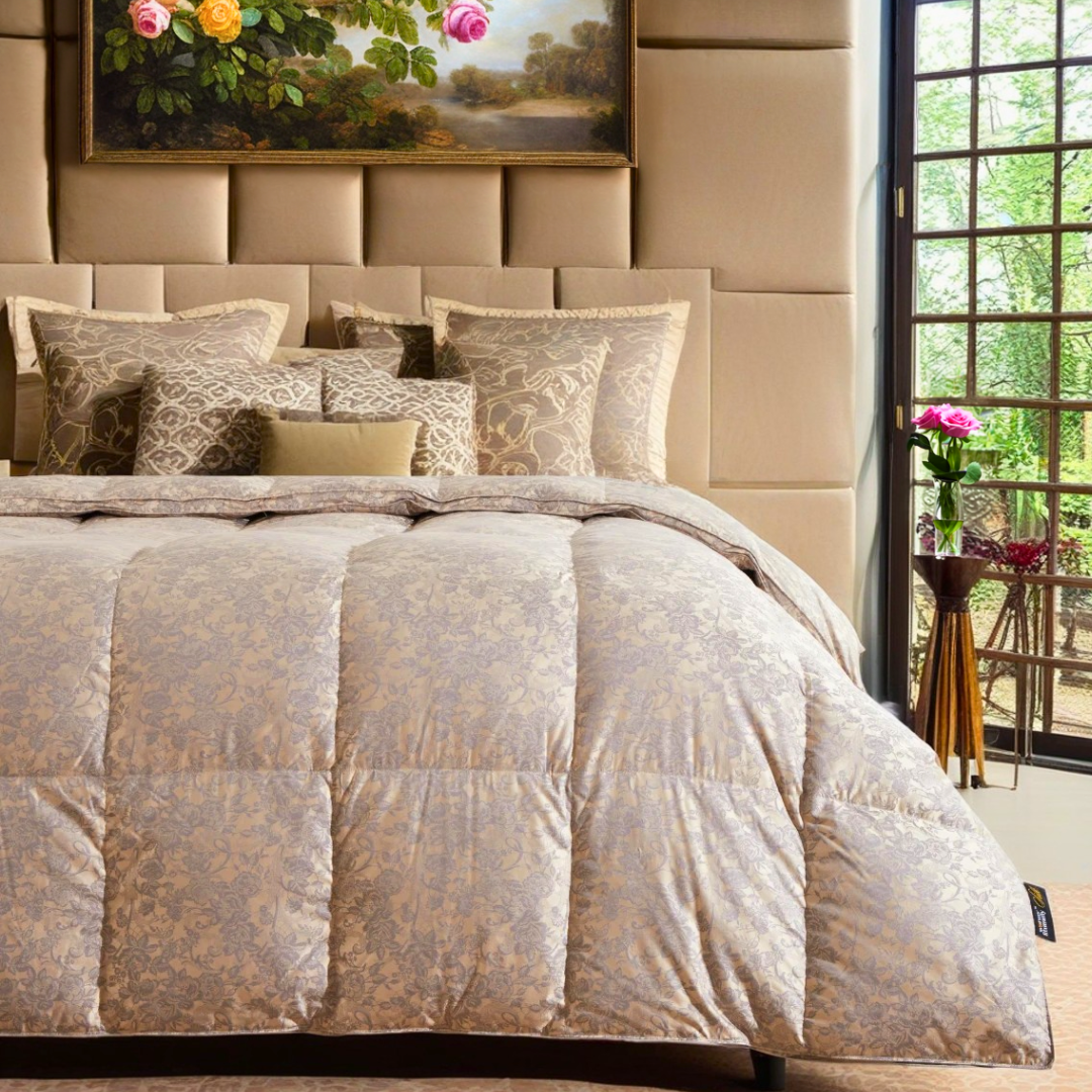 Deluxe Silk Goose Down Comforter