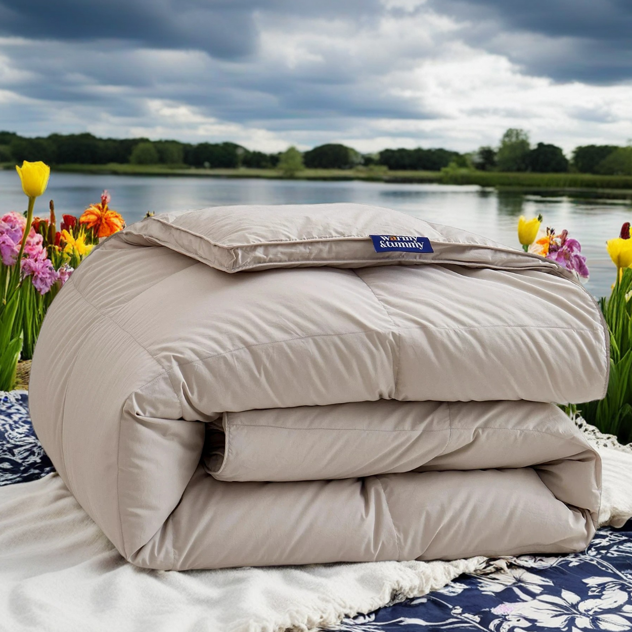 Cozy365™ Premium Lightweight Down Comforter - Warmy & Tummy