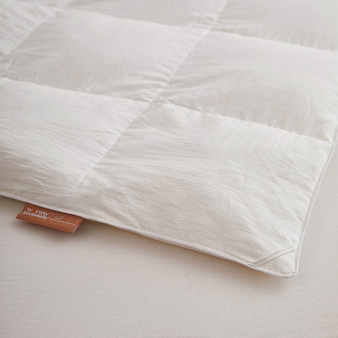 European Linen Goose Down Filled Comforter