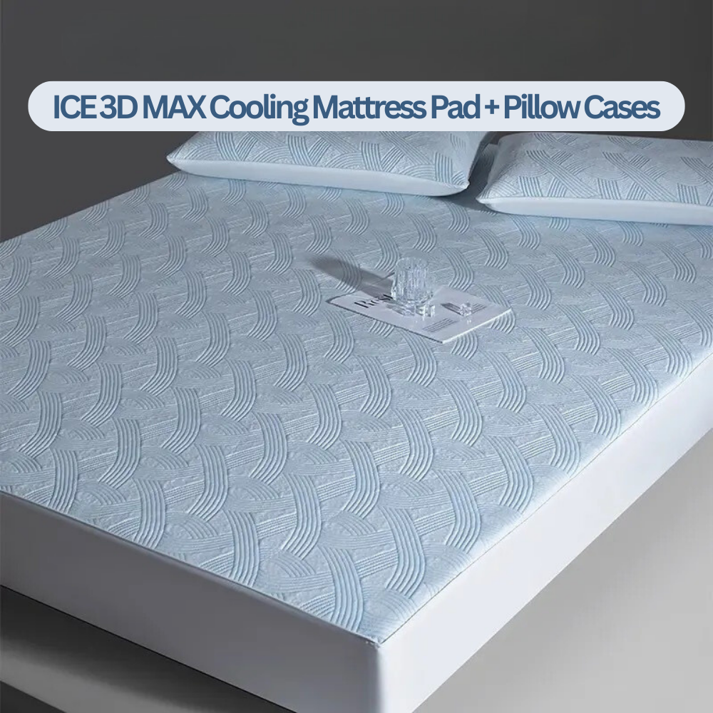 ICE 3D MAX Cooling Mattress Pad + Pillow Cases