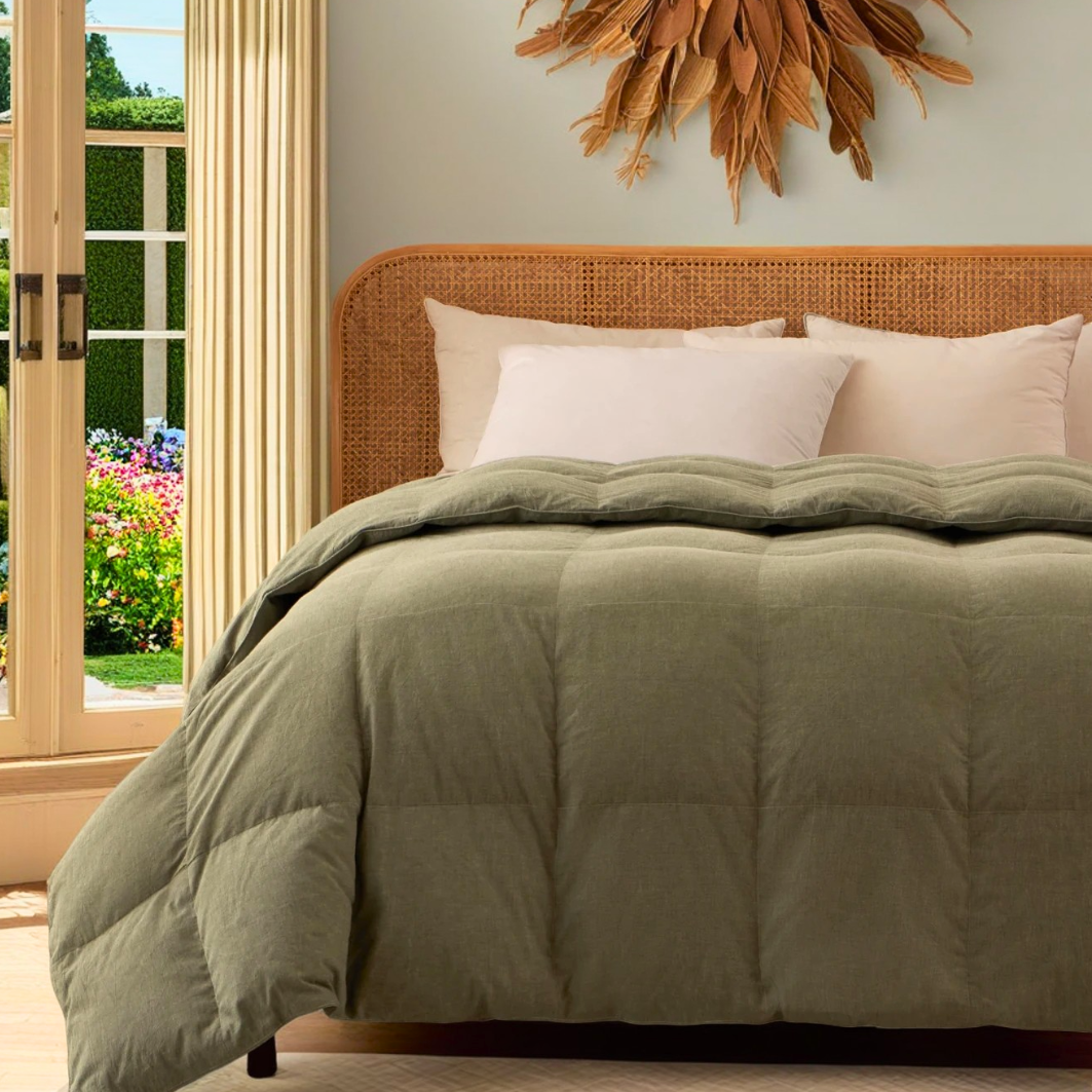 European Linen Down Comforter